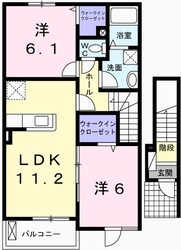 フィオレンティーナⅢの物件間取画像